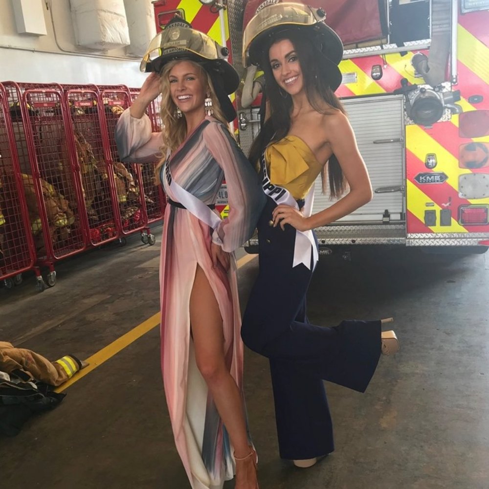 MISS OHIO USA: LITTLE MISTRESS BLUE AND PINK SUNDRESS